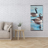 Bustards In The Water - Wooden Magnetic Frame