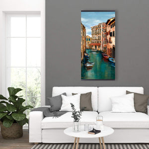 Magical Venice Canal - Wooden Magnetic Frame