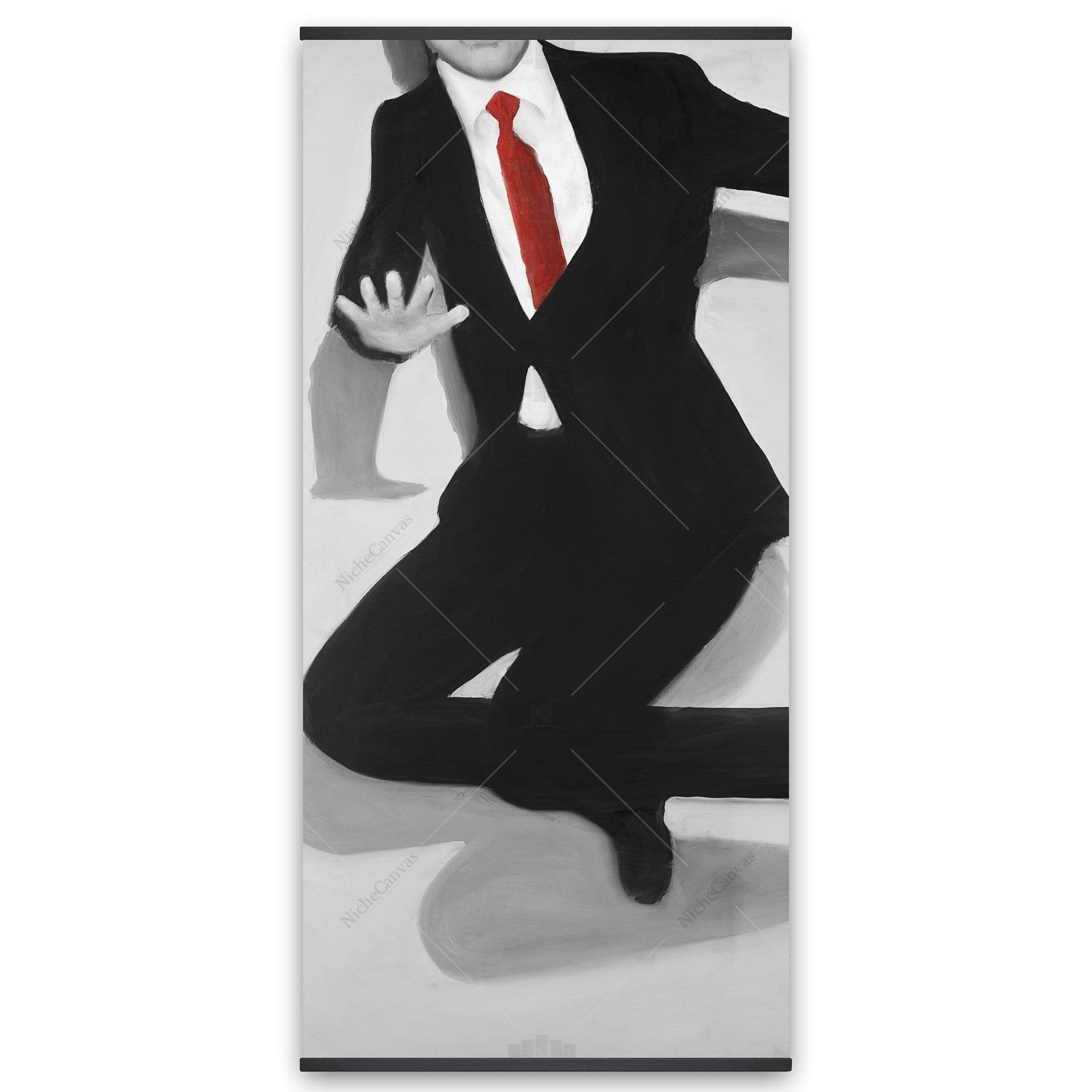 Classical Jumping Man - Wooden Magnetic Frame