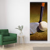 Closeup Of A Golf Club - Wooden Magnetic Frame