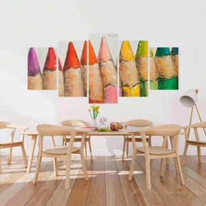 Color Pencils Standing
