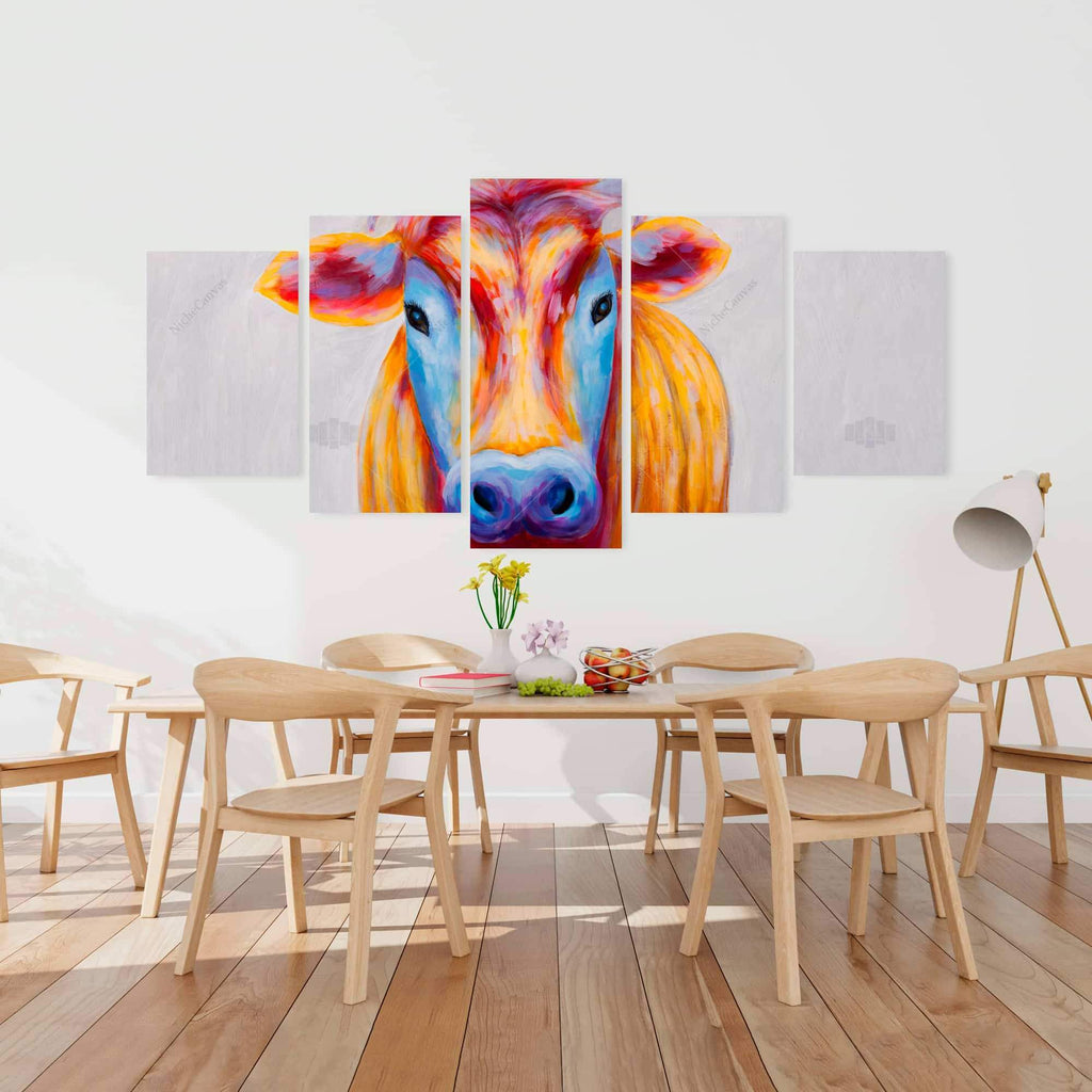 Colorful Country Cow