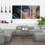Colorful Woman Face