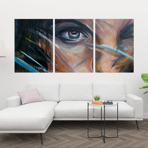 Colorful Woman Face