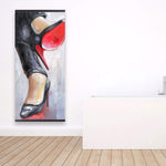 Crossed Legs And High Heels - Wooden Magnetic Frame