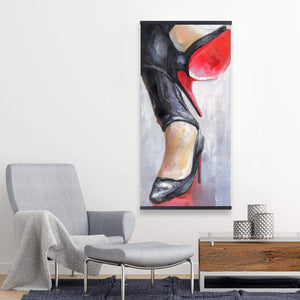 Crossed Legs And High Heels - Wooden Magnetic Frame