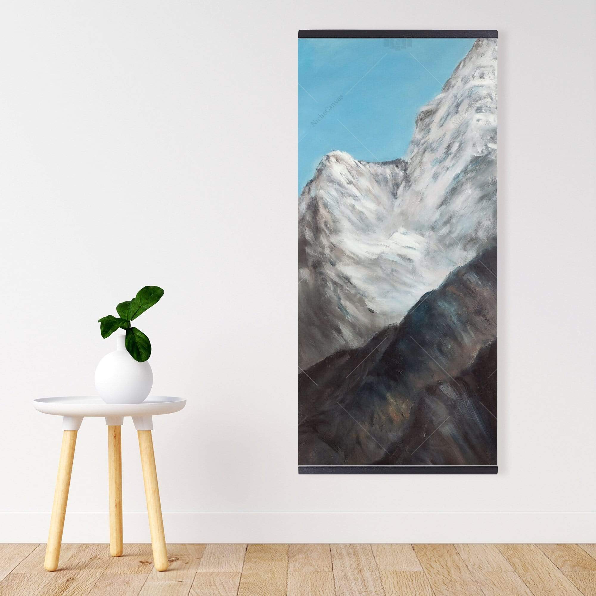 Emblematic Himalayan Peaks - Wooden Magnetic Frame