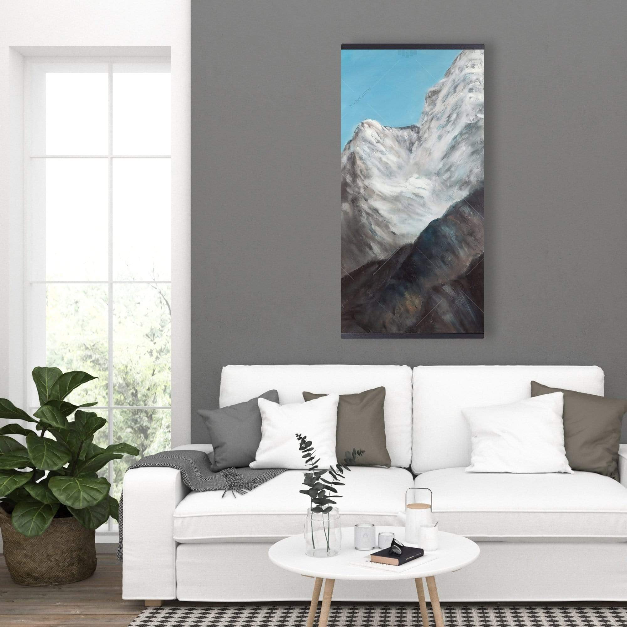 Emblematic Himalayan Peaks - Wooden Magnetic Frame