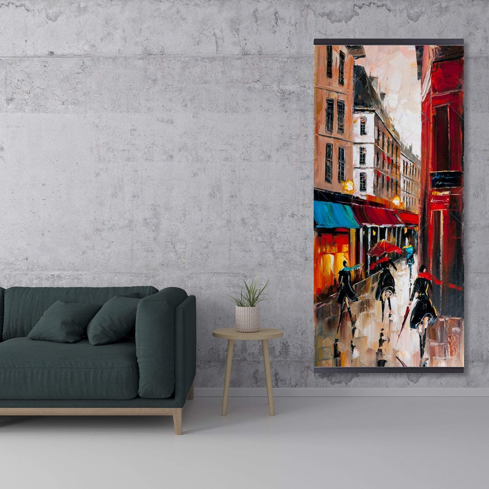 European Alley - Wooden Magnetic Frame