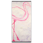 Flamingo Sketch - Wooden Magnetic Frame