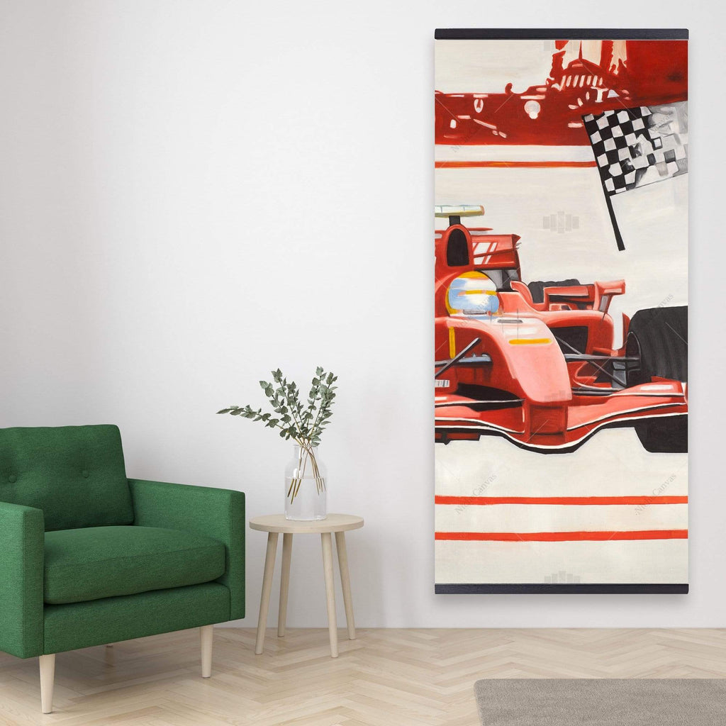 Formule 1 Car - Wooden Magnetic Frame