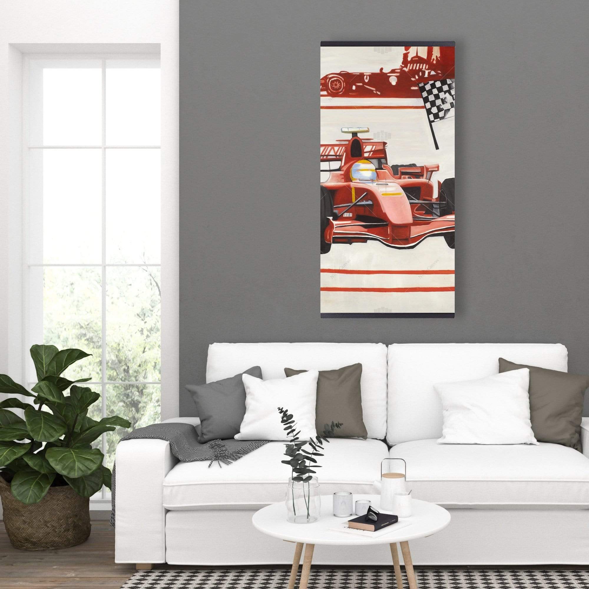 Formule 1 Car - Wooden Magnetic Frame