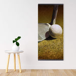 Golf Closeup - Wooden Magnetic Frame