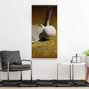 Golf Closeup - Wooden Magnetic Frame