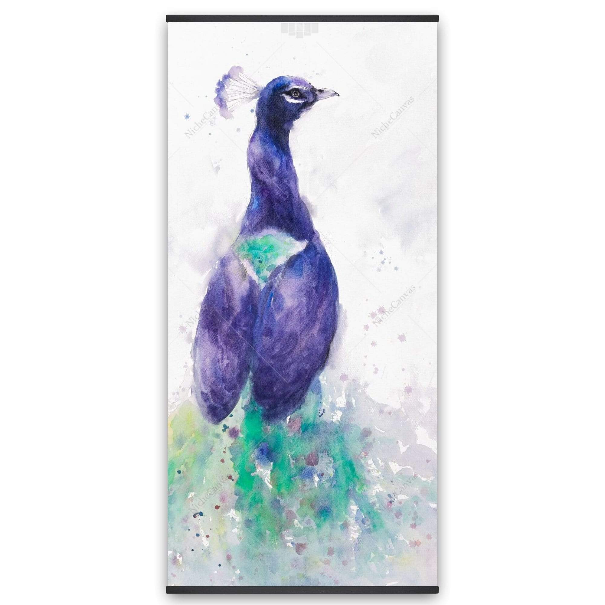 Graceful Peacock - Wooden Magnetic Frame