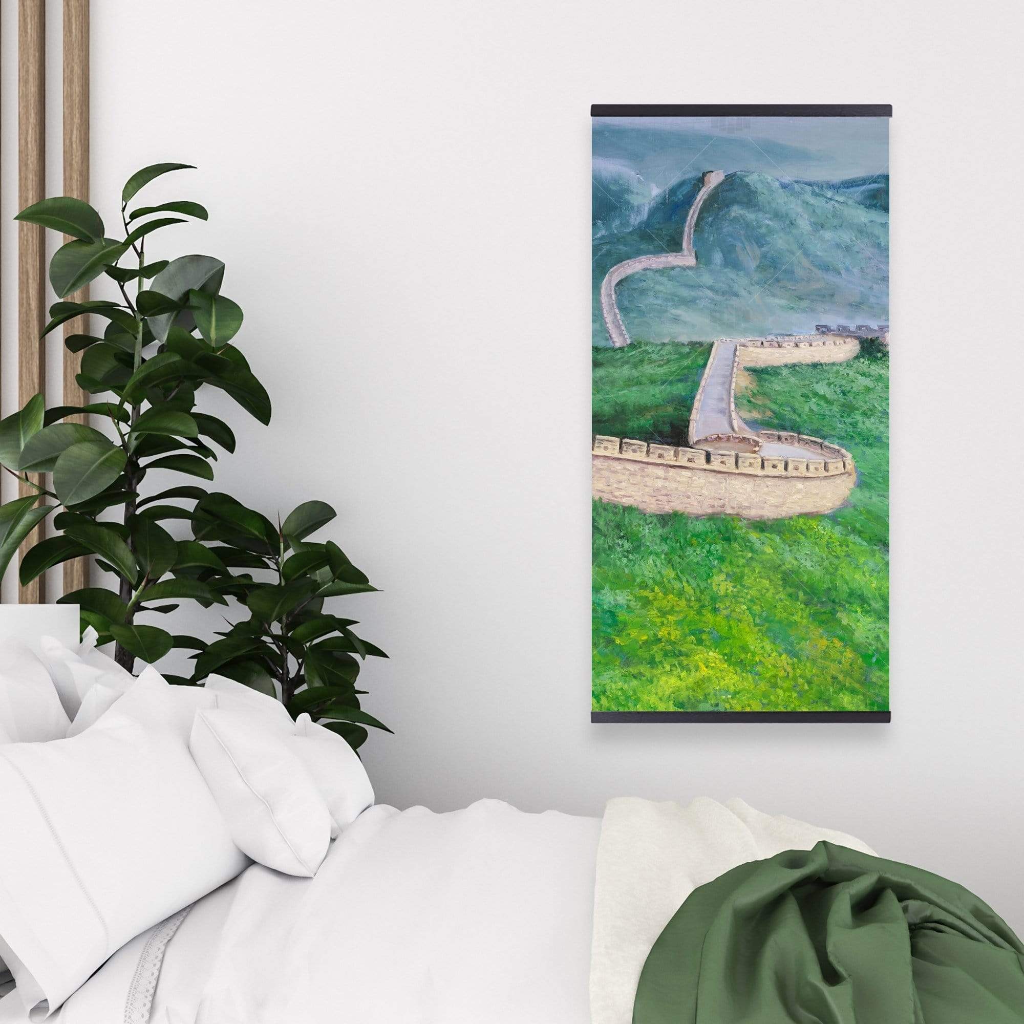 Great Wall Of China - Wooden Magnetic Frame