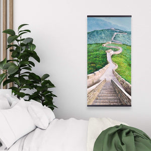 Great Wall Of Mutianyu - Wooden Magnetic Frame