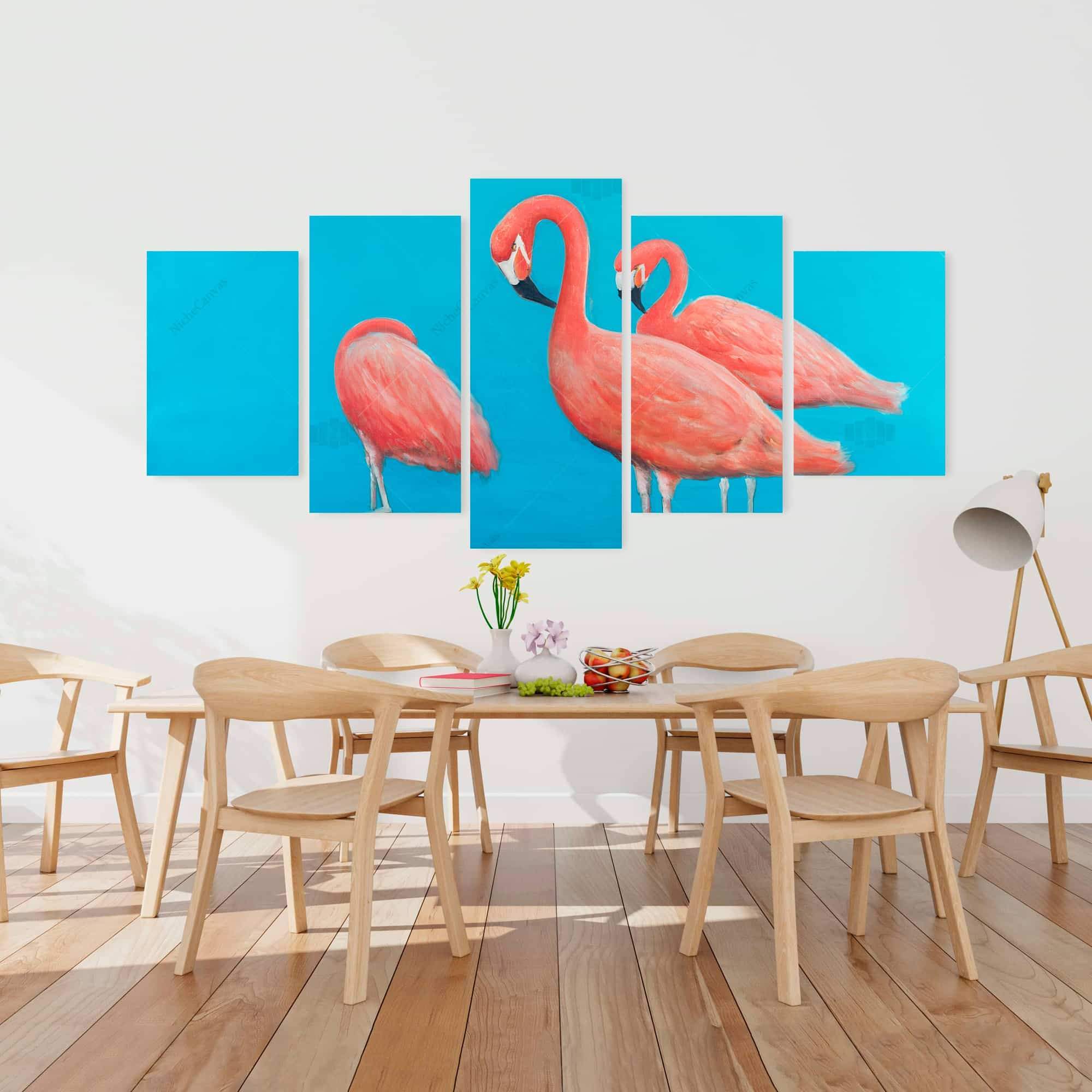 Group Of Flamingos