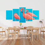 Group Of Flamingos