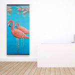 Group Of Flamingos - Wooden Magnetic Frame