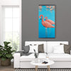 Group Of Flamingos - Wooden Magnetic Frame