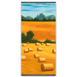 Hay Bale Fields - Wooden Magnetic Frame