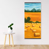 Hay Bale Fields - Wooden Magnetic Frame