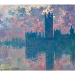 Houses Of Parliament Series - Claude Monet 5D DIY Paint By Number Kit