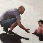 Father Playing With Daughter - DIY Painting By Numbers Kit