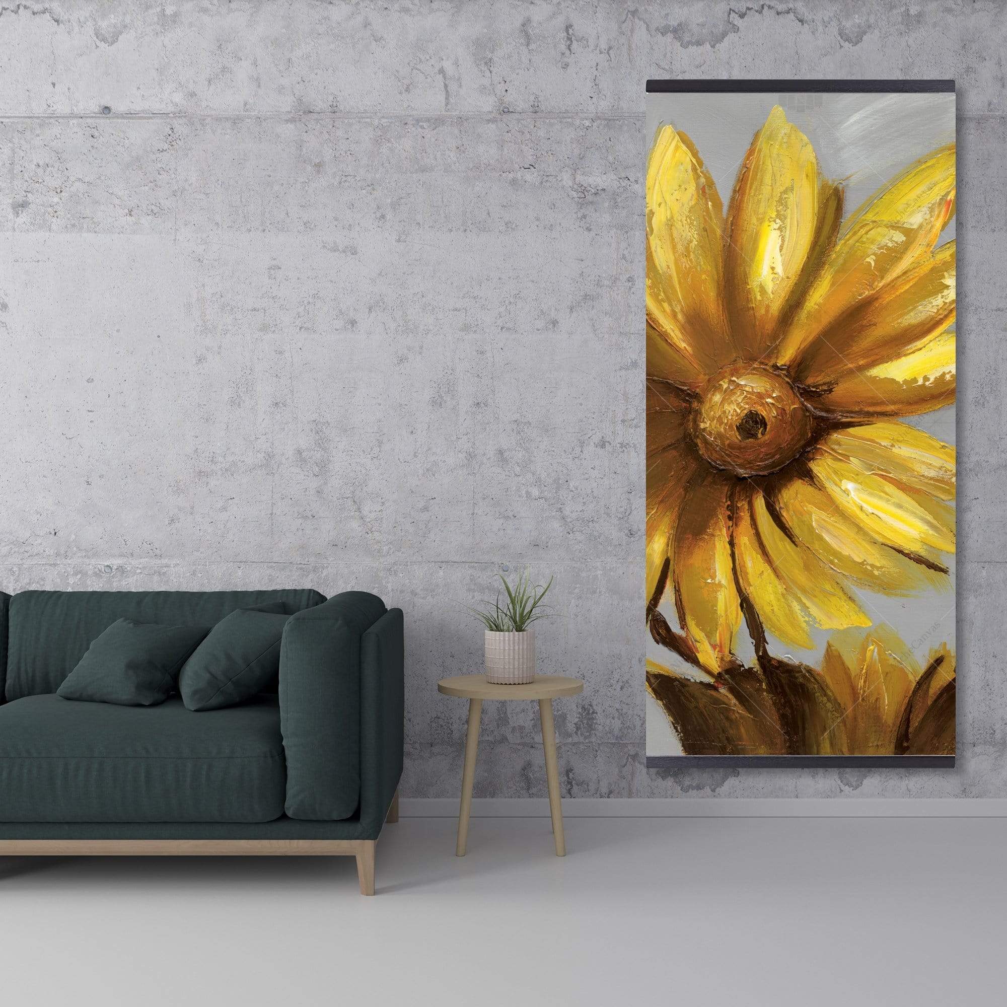 Mountain Arnica Flowers - Wooden Magnetic Frame