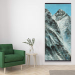 Mountains Of Lhotse Wall On Nepal Side - Wooden Magnetic Frame