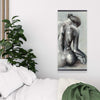 Nude Woman From Behind - Wooden Magnetic Frame