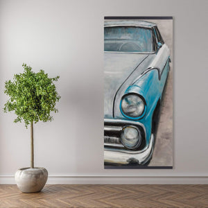 Old Classic Car - Wooden Magnetic Frame