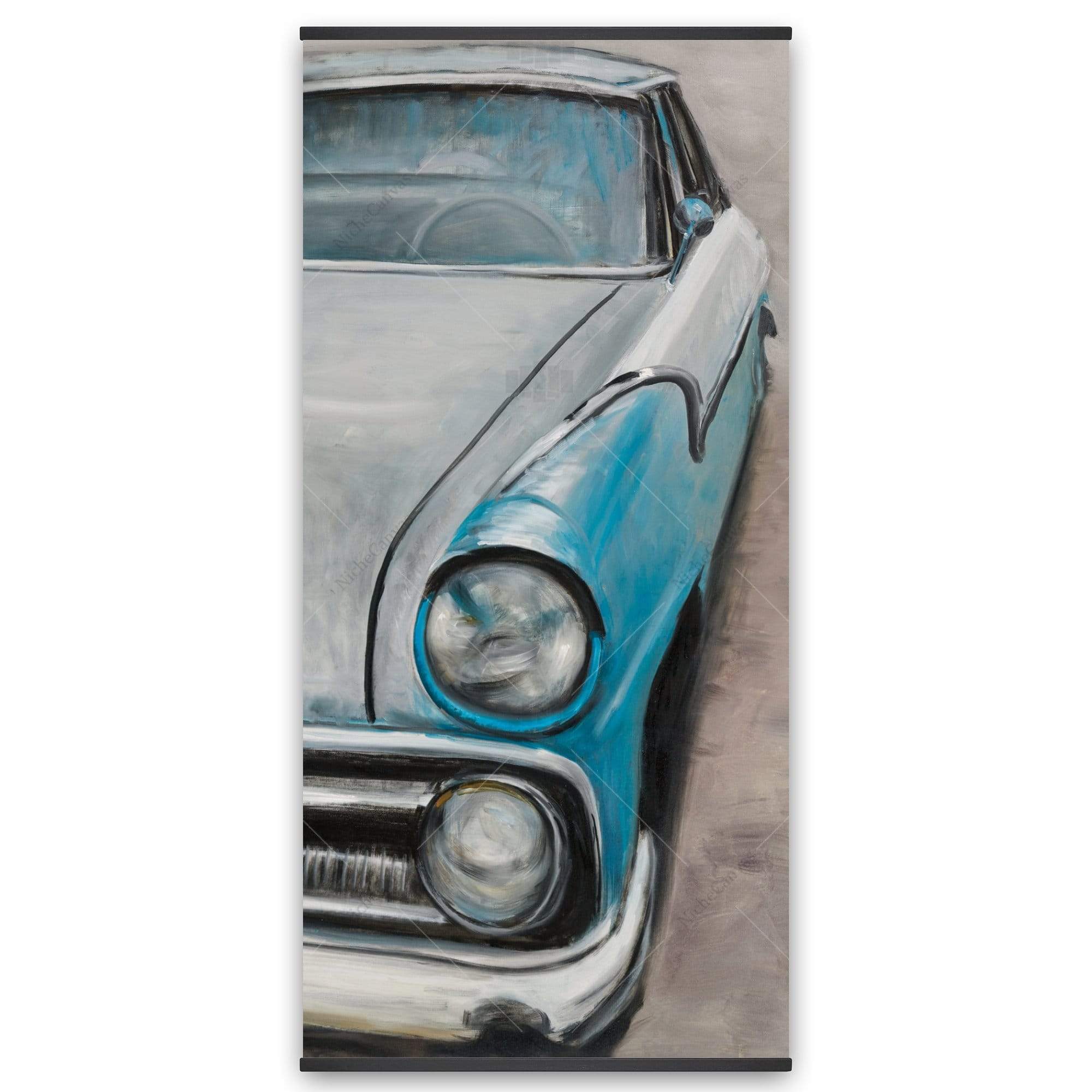 Old Classic Car - Wooden Magnetic Frame