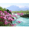 Romantic River Landscape DIY Painting By Numbers Kit