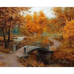 Beautiful Autumn Landscape DIY Painting By Numbers Kits