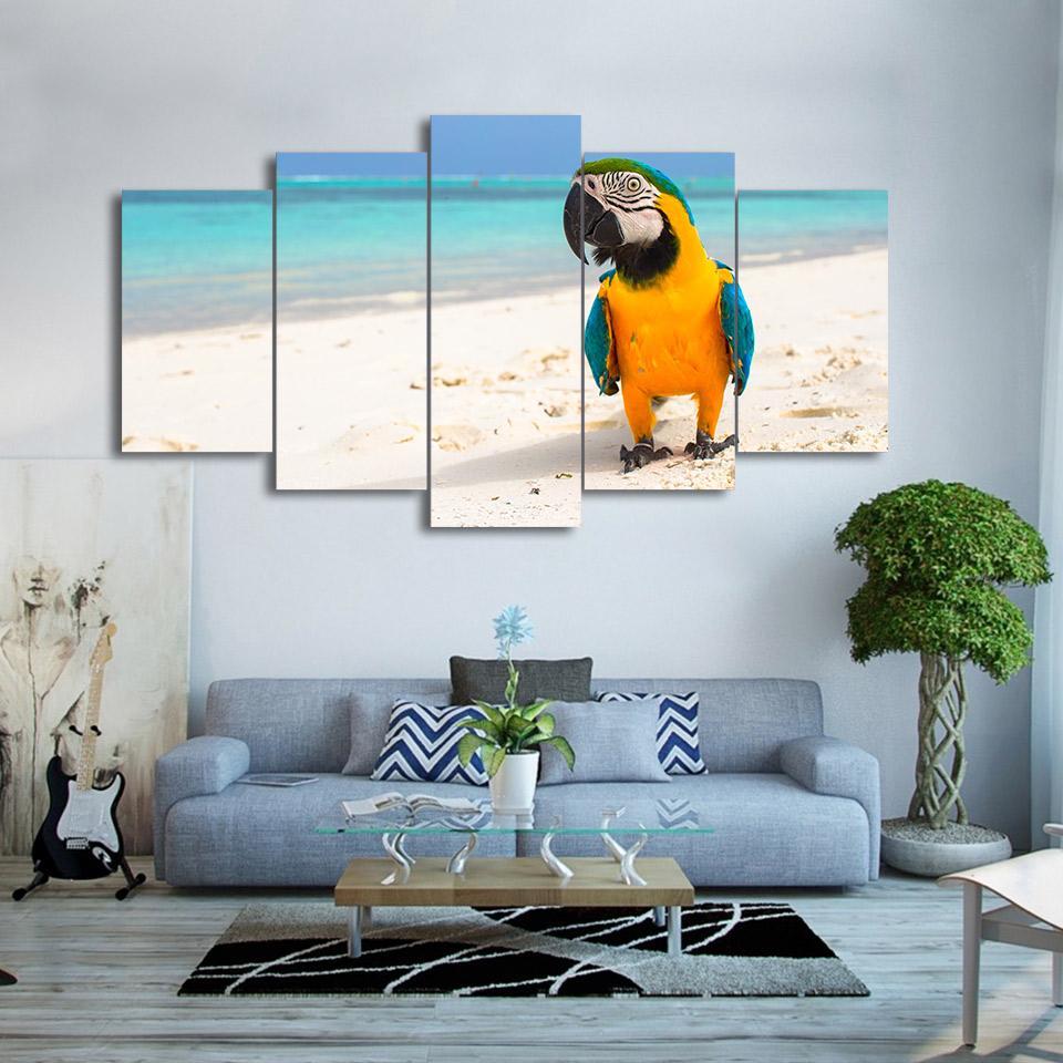 Epic Parrot on the Beach