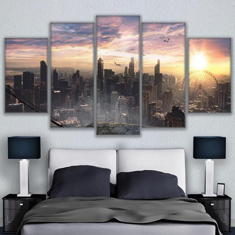 The City Of Chicago Canvas