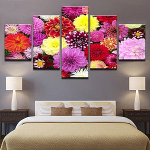 Variety Of Dahlias