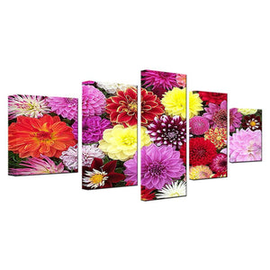 Variety Of Dahlias