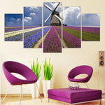 Windmill Lavender Field