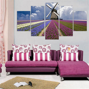 Windmill Lavender Field