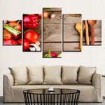 Vegetables Canvas Set