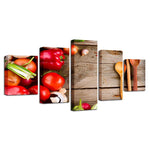 Vegetables Canvas Set