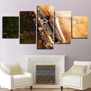 Saxophone Canvas