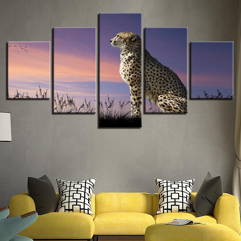 Leopard Sunset