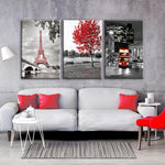 Paris & London In Red