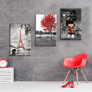 Paris & London In Red