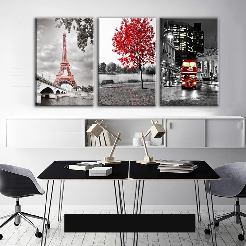 Paris & London In Red