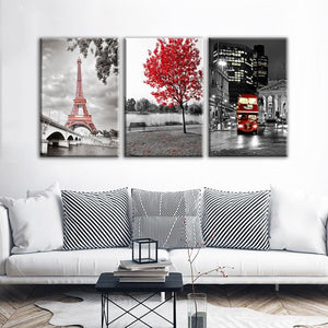 Paris & London In Red